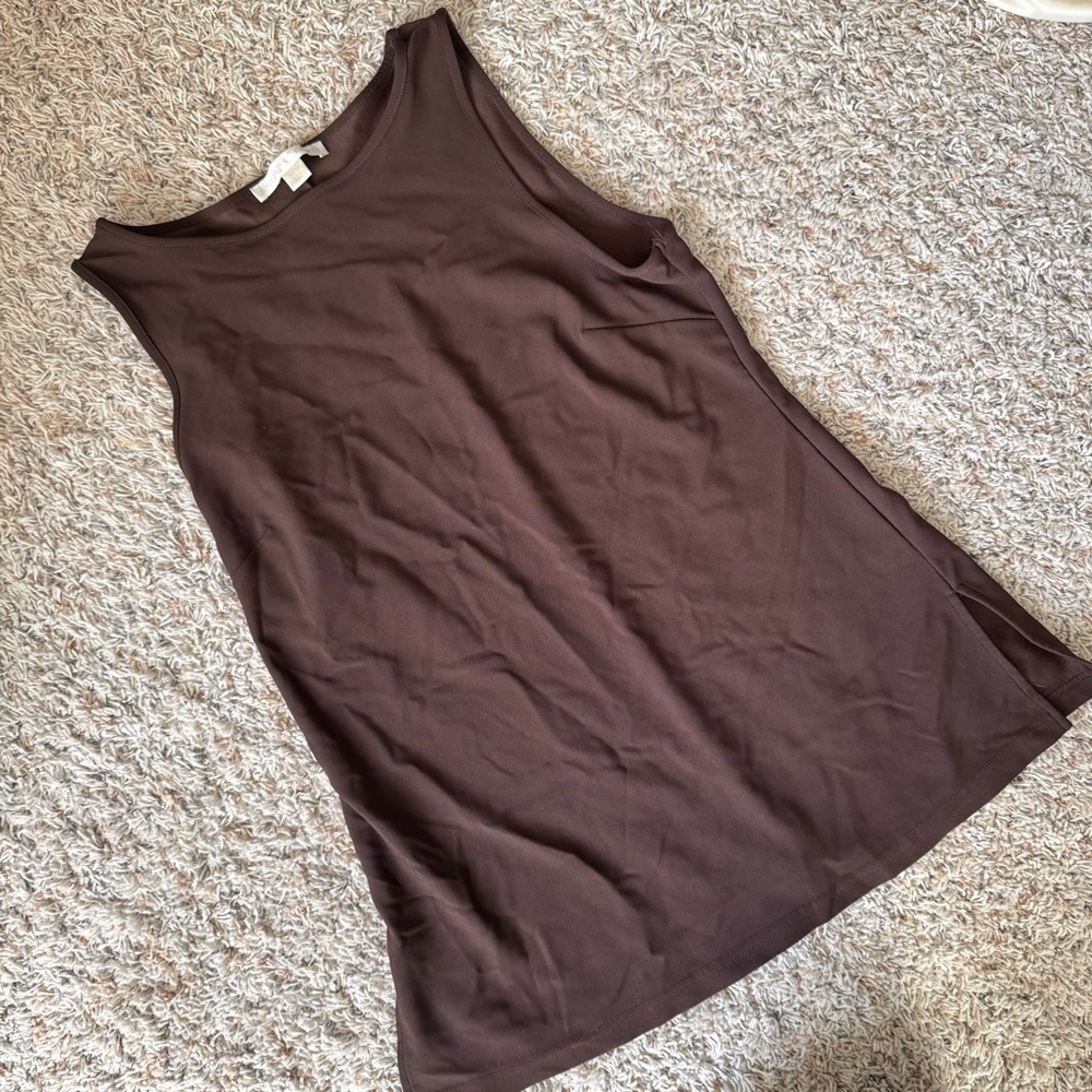 Boston Proper - Women’s (M) Brown Sleeveless Summer Top Shirt Tank